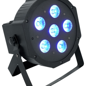 6 Rockville BATTERY PAR 61 Rechargeable RGBWA+UV DMX DJ Wash Lights+Remotes+Bags