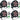 (8) Rockville BATTERY PAR 61 Rechargeable RGBWA+UV DMX DJ Wash Lights+Remotes