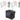2 Rockville BATTERY PAR 61 White Rechargeable RGBWA+UV DMX DJ Lights+Remotes+Bag
