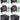 4 Rockville BATTERY PAR 61 Rechargeable RGBWA+UV DMX DJ Wash Lights+Remotes+Bags