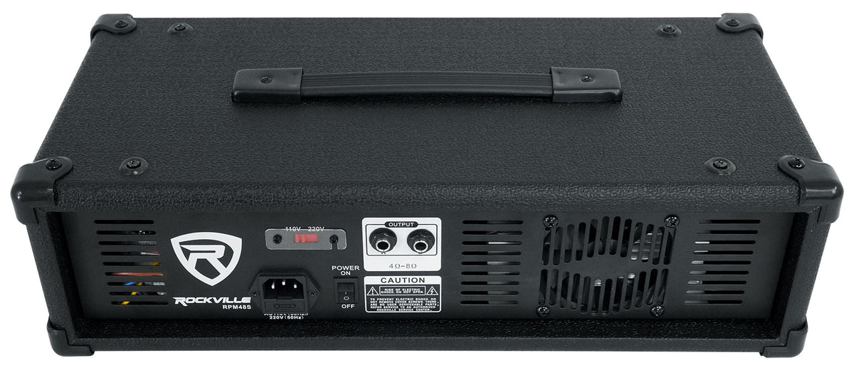 Rockville RPM48S 2000w Powered 4 Channel Mixer/Stereo Amplifier w Bluetooth/EQ