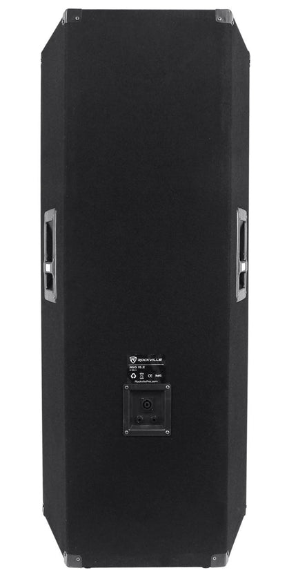(2) RSG15.24 Dual 15" 3000W DJ/Pro Speakers + Powered Mixer