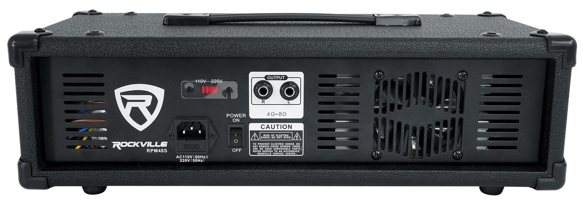 (2) RSG15.24 Dual 15" 3000W DJ/Pro Speakers + Powered Mixer