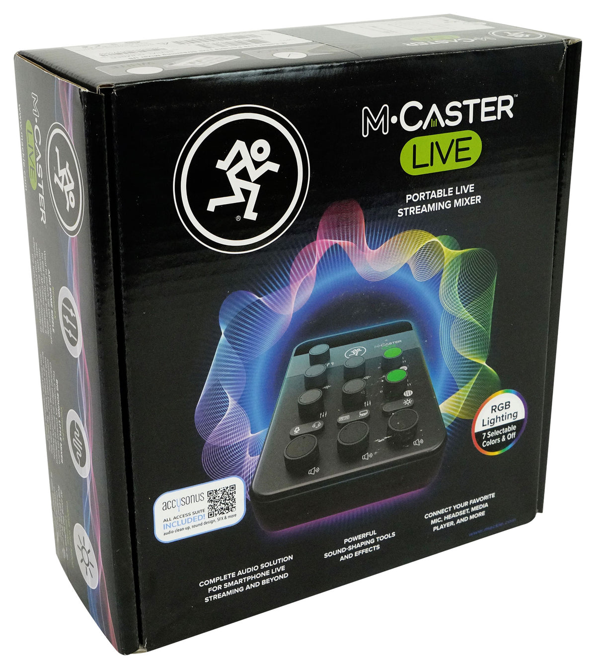 Mackie M Caster Live Streaming Podcasting Portable Smartphone/USB FX Mixer