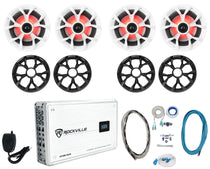 RKL65MBW 4-Pack + ATOM S20 Marine Amplifier Bundle