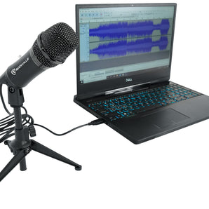 Rockville Z-STREAM USB Condenser Computer Microphone Youtube Zoom Podcasting Mic