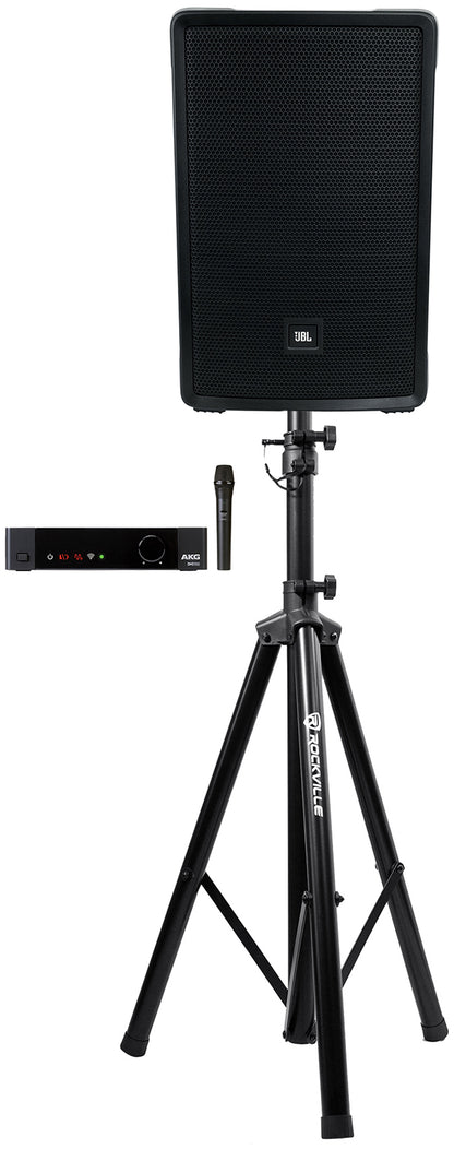 JBL IRX112BT 12" 1300w Powered DJ Portable PA Speaker+Bluetooth+AKG Wireless Mic