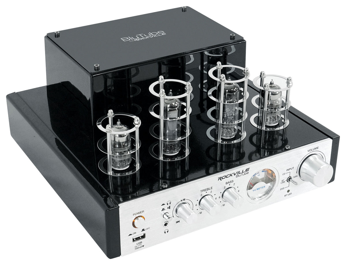 Rockville BluTube 70w Tube Amplifier/Home Theater Stereo Receiver w/ Bluetooth