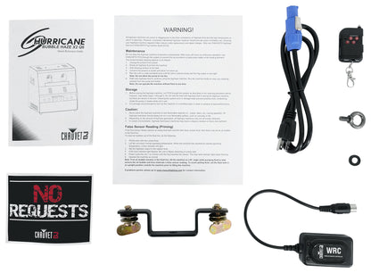 Chauvet DJ Hurricane Bubble Haze X2 Q6 RGB+UV LED DMX Bubble Hazer Machine