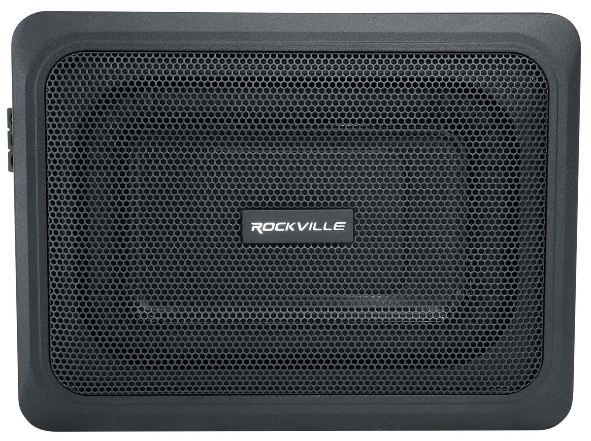 Rockville RW68CA 400w 6x8 Slim Under-Seat Active Powered Car/Truck Subwoofer Sub