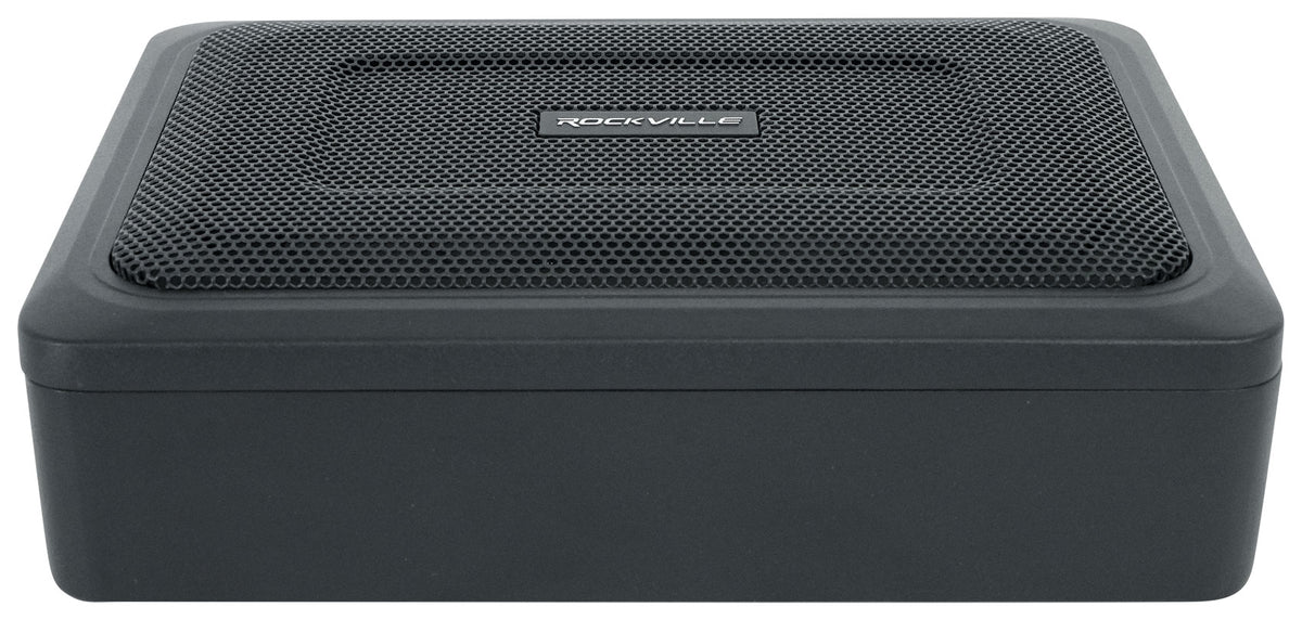 Rockville RW68CA 400w 6x8 Slim Under-Seat Active Powered Car/Truck Subwoofer Sub