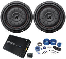 (2) 43CVT102 Subwoofers + Krypton-M2 Amp + Wire Kit