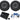 2 Kicker 43CVT102 COMPVT 10" 1600w Shallow Car Subwoofers+Mono Amplifier+Amp Kit