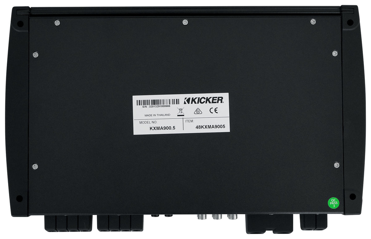 KICKER 48KXMA9005 900 Watt 5-Channel Marine Boat Amplifier Class D Amp KXMA900.5