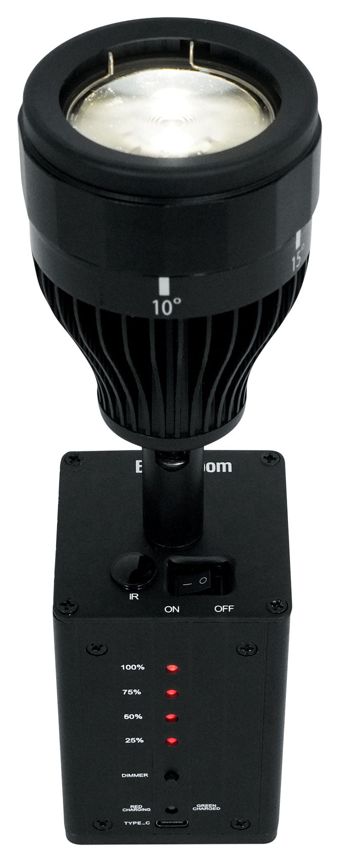 Chauvet DJ Ezpin Zoom Pack Pin Spot Kit w/ (4) Rechargeable Fixtures+Remote+Bag