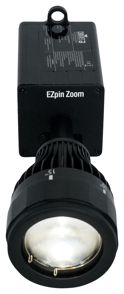Chauvet DJ Ezpin Zoom Pack Pin Spot Kit w/ (4) Rechargeable Fixtures+Remote+Bag