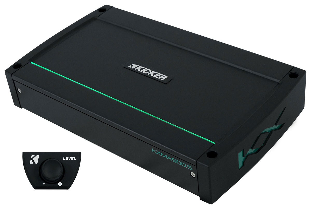 KICKER 48KXMA9005 900 Watt 5-Channel Marine Boat Amplifier Class D Amp KXMA900.5