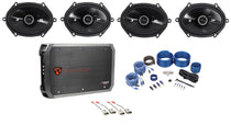 6x8" Speaker + 4-Ch Amp Kit For 1997-1998 Ford F-150