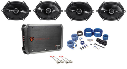 6x8" Speaker + 4-Ch Amp Kit For 1999-2003 Ford F-150