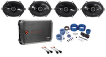 6x8" Speaker + 4-Ch Amp Kit For 1999-2004 Ford F-250/350/450/550