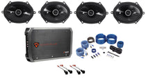6x8" Speaker + 4-Ch Amp Kit For 2000-2010 Ford F-650/750