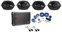 6x8" Speaker + 4-Ch Amp Kit For 2007 Ford Mustang