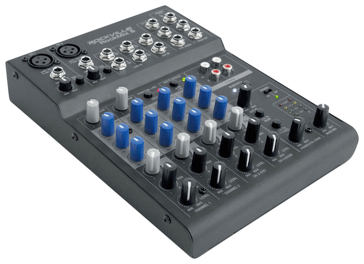 Recording Studio Bundle w/ Mixer, Monitors, Microphone, Headphones, Cables