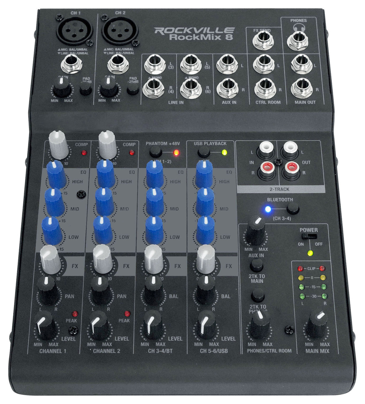 Recording Studio Bundle w/ Mixer, Monitors, Microphone, Headphones, Cables