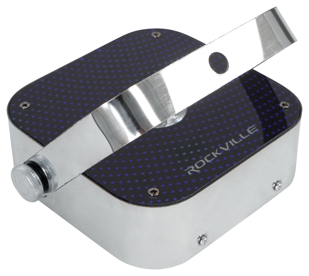 Rockville MINI RF1 RGBWA+UV DJ/Party LED Wash Light (Steel)+RF Long Range Remote