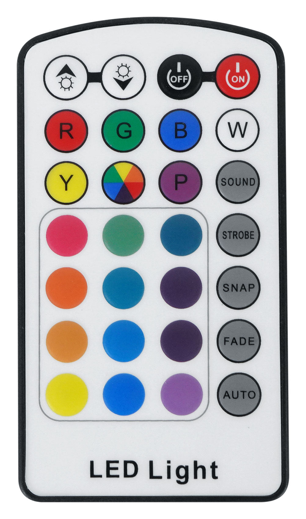 Rockville MINI RF1 RGBWA+UV DJ/Party LED Wash Light (Steel)+RF Long Range Remote