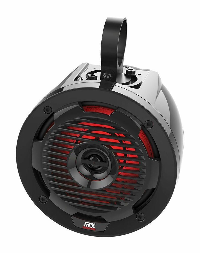 MTX UNI-2-ADDON UTV Audio Kit w/ Amplifier+(4) 6.5" Roll Cage Speakers