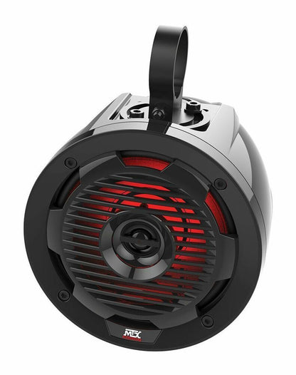 MTX UNI-2-ADDON UTV Audio Kit w/ Amplifier+(4) 6.5" Roll Cage Speakers