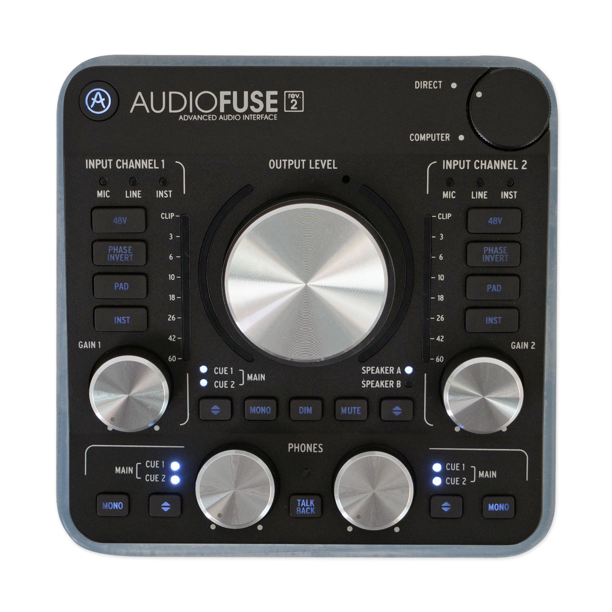 Arturia AudioFuse Rev2 USB MIDI ADAT 24-Bit 192 kHz Audio Recording Interface