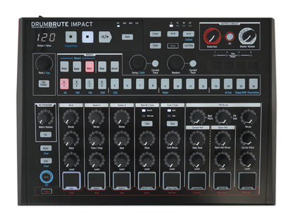 Arturia Drumbrute Impact NOIR USB MIDI Analog Drum Synthesizer Machine Interface