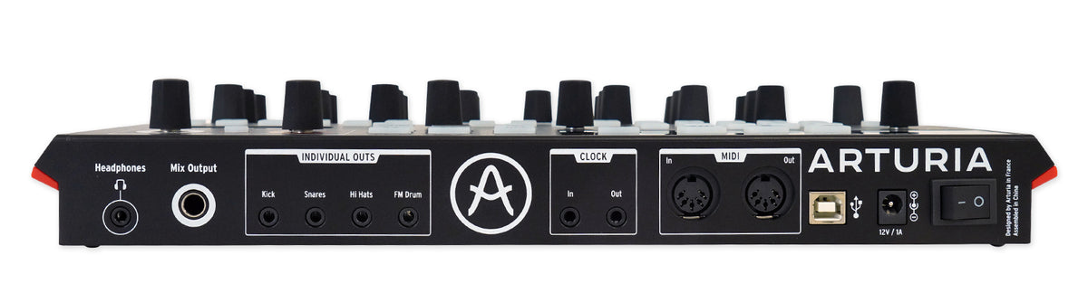 Arturia Drumbrute Impact NOIR USB MIDI Analog Drum Synthesizer Machine Interface