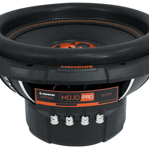 Memphis Audio MJP1222 12" 1500 Watt MOJO Pro Car Audio Subwoofer DVC 2 ohm Sub
