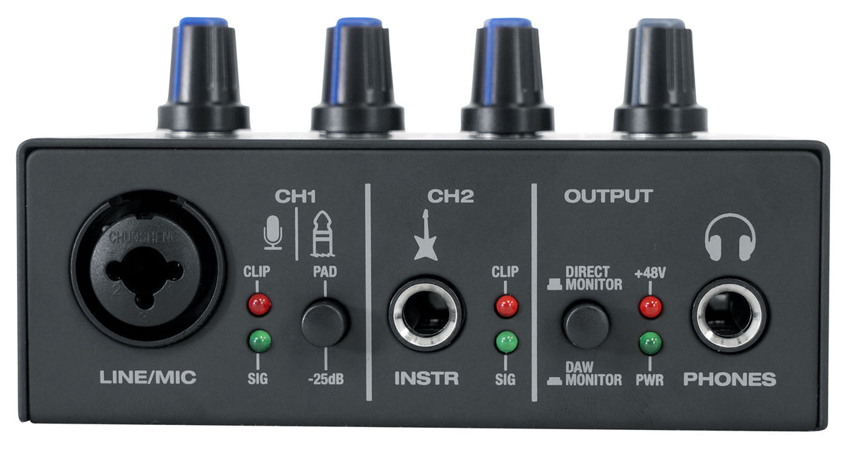 Home Studio Recording Kit w/ 2x2 Interface + Monitors + Mic + Headphones