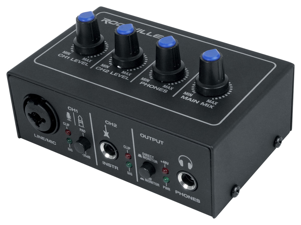 Studio Recording Kit w/ Interface + Monitors + Stands + Mic + Headphones + Shield