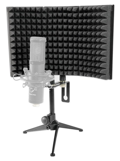 Studio Recording Kit w/ Interface + Monitors + Stands + Mic + Headphones + Shield