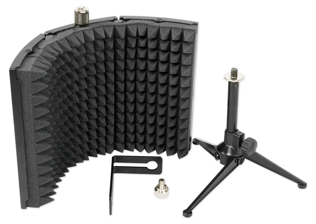 Studio Recording Kit w/ Interface + Monitors + Stands + Mic + Headphones + Shield