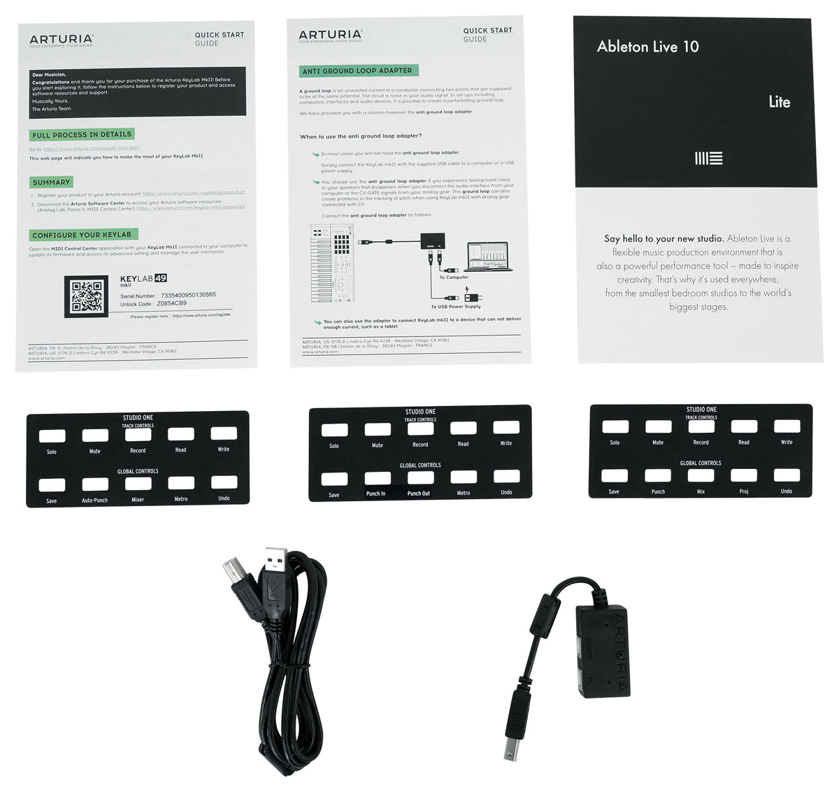 Arturia KeyLab 49 MkII 49-Key Studio Recording Keyboard Controller in Black