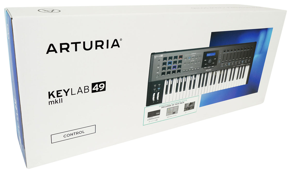Arturia KeyLab 49 MkII 49-Key Studio Recording Keyboard Controller in Black