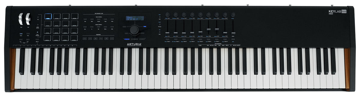 Arturia KeyLab 88 MkII USB MIDI Hammer Action 88-Key Black Keyboard Controller