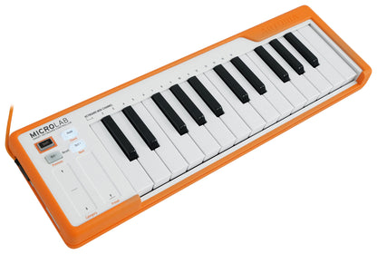Arturia Microlab Orange Music Production USB MIDI 25-Key Keyboard Controller