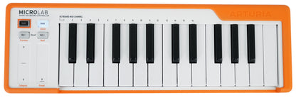 Arturia Microlab Orange Music Production USB MIDI 25-Key Keyboard Controller