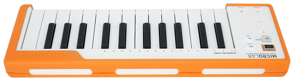 Arturia Microlab Orange Music Production USB MIDI 25-Key Keyboard Controller