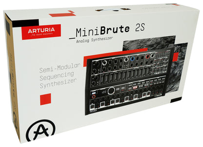Arturia Minibrute 2S NOIR USB MIDI Analog Sequencer Synthesizer Mini Brute Two S