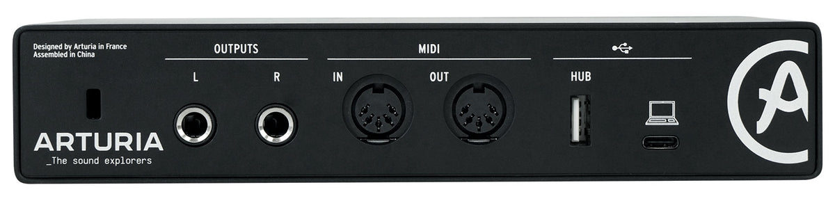 Arturia Minifuse 2 Black 2x2 USB MIDI Audio Recording Interface+Software