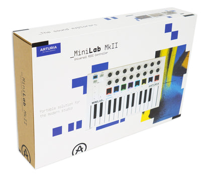 Arturia MiniLab MKII USB MIDI Bus Powered 25-key Keyboard Controller+Software