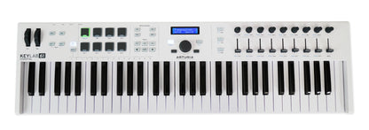 Arturia Keylab Essential 61-Key USB MIDI Keyboard Controller in White+Software